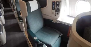 Business Class cabin seat