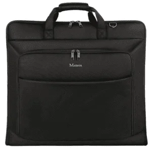 suit travel bag nearby