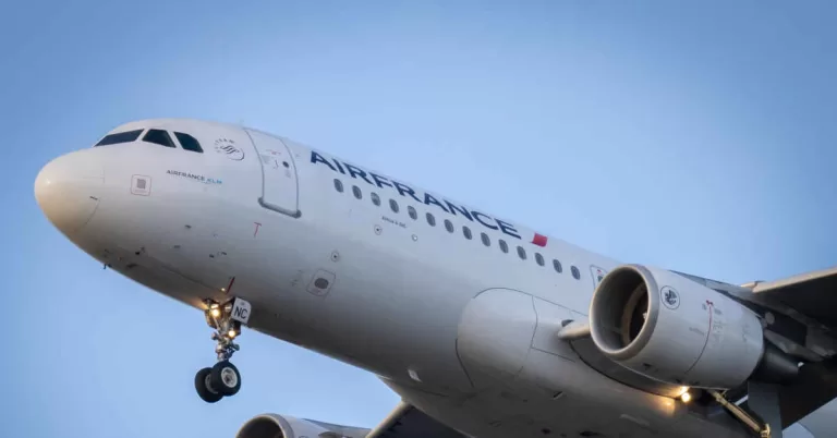 Air France plane in flight